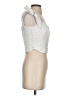 Bebe Solid Ivory Sleeveless Blouse Size 0 - photo 4