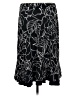 Travelsmith Graphic Black Formal Skirt Size M - photo 2