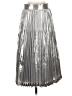 BCBGMAXAZRIA Metallic Silver Formal Skirt Size 4 - photo 1