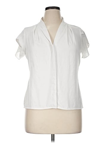 Calvin Klein Short Sleeve Blouse (view 1)
