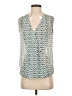 CAbi Teal Sleeveless Blouse Size XS - photo 1