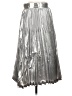 BCBGMAXAZRIA Metallic Silver Formal Skirt Size 4 - photo 1