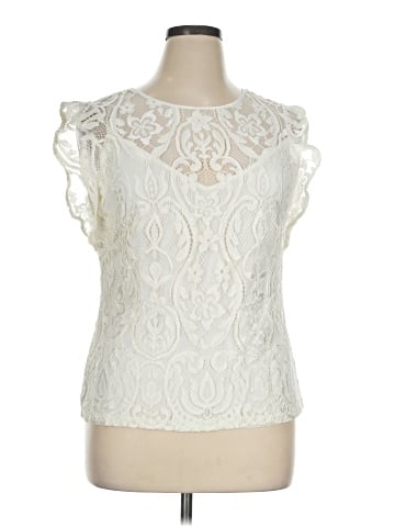 White House Black Market Sleeveless Blouse (view 1)