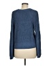Ann Taylor LOFT 100% Linen Solid Blue Pullover Sweater Size M - photo 2