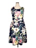 Unbranded Floral Blue Casual Dress Size 3X - photo 1