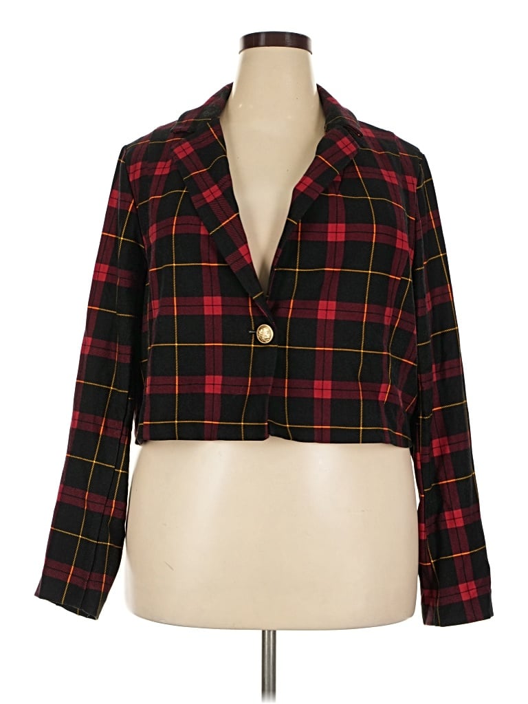 Pre-owned Torrid Blazer Jacket In Red