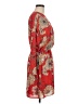 Express 100% Polyester Paisley Red Casual Dress Size M - photo 4