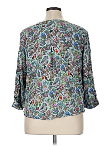 J.Jill 3/4 Sleeve Blouse (view 2)