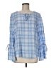 Sanctuary Blue 3/4 Sleeve Blouse Size M - photo 1