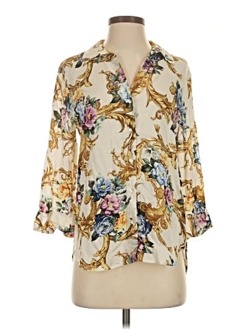 L'Agence 3/4 Sleeve Blouse (view 1)