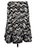 Moth Chevron-herringbone Gray Casual Skirt Size M - photo 2