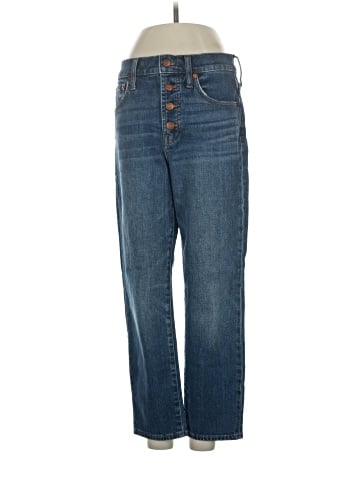 Madewell The Petite Perfect Vintage Jean in Barnsdale Wash: Button-Front Edition (view 1)