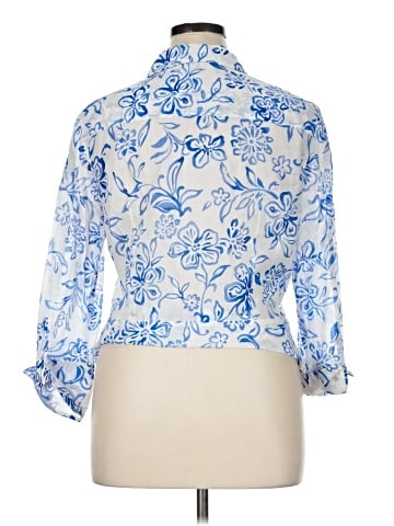 Jones New York Signature 3/4 Sleeve Blouse (view 2)