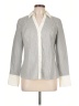 Alfani Chevron-herringbone Gray Long Sleeve Blouse Size 12 - photo 1