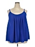 Torrid 100% Polyester Blue Sleeveless Blouse Size 2X Plus (2) - photo 1