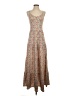 Monteau Paisley Tan Casual Dress Size S - photo 1