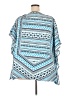 Lane Bryant 100% Polyester Blue 3/4 Sleeve Blouse Size 18 - 20 Plus - photo 2