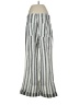 Gap Stripes Silver Linen Pants Size 2 - photo 2