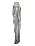 Gap Stripes Silver Linen Pants Size 2 - photo 4