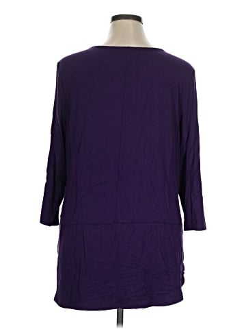 Liz Claiborne 3/4 Sleeve T-Shirt (view 2)