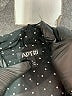 Apt. 9 100% Polyester Polka Dots Black Short Sleeve Blouse Size S - photo 7