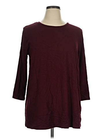 Liz Claiborne 3/4 Sleeve T-Shirt (view 1)