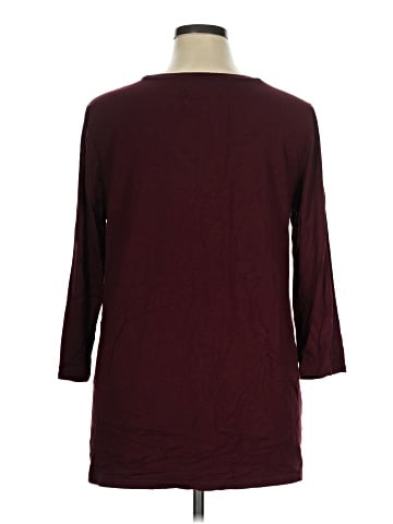 Liz Claiborne 3/4 Sleeve T-Shirt (view 2)
