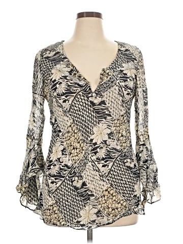 Faded Glory Long Sleeve Blouse (view 1)