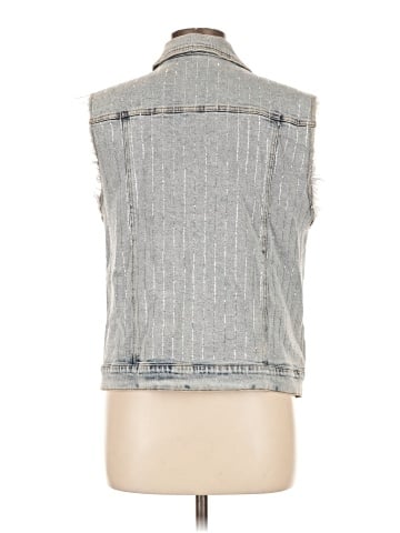 Blue B Denim Vest (view 2)