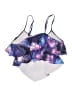Unbranded Print Purple Swimsuit Top Size XXL - photo 2
