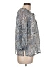 Veronica M. 100% Polyester Gray 3/4 Sleeve Blouse Size L - photo 4