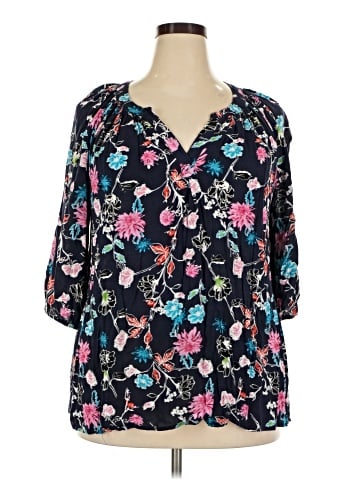 Rose & Thyme 3/4 Sleeve Blouse (view 1)