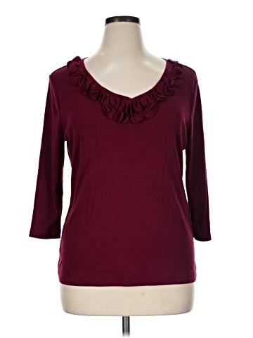Cato 3/4 Sleeve Top (view 1)