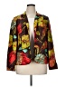 Coldwater Creek 100% Polyester Floral Brown Blazer Size 1X - photo 1