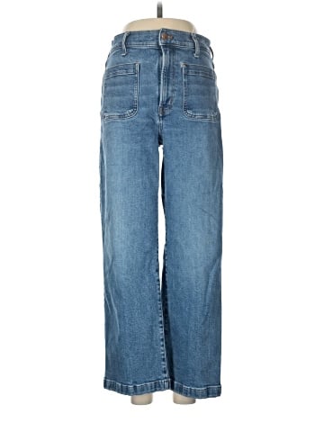 Madewell The Perfect Vintage Wide-Leg Crop Jean in Orono Wash: Pocket Edition (view 1)