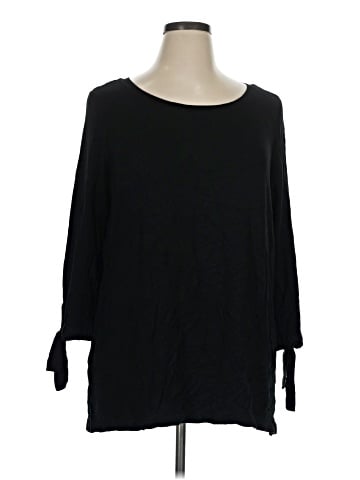 Liz Claiborne 3/4 Sleeve T-Shirt (view 1)