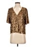 Chico's 100% Polyester Gold Cardigan Size S - photo 1