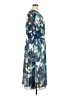 DKNY Print Blue Casual Dress Size 16 - photo 4