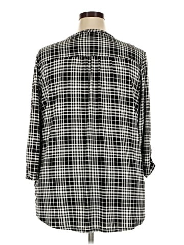Roz & Ali 3/4 Sleeve Blouse (view 2)