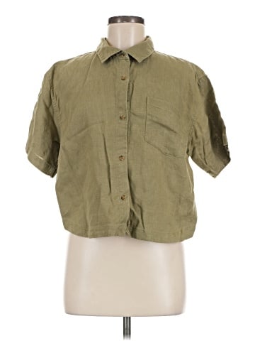 Athleta 3/4 Sleeve Button-Down Shirt (view 1)