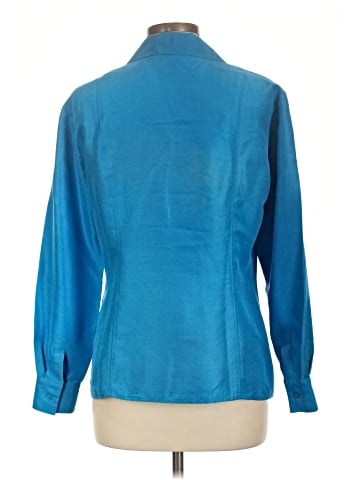 August Silk Long Sleeve Blouse (view 2)