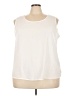 Elementz 100% Polyester Ivory Sleeveless Blouse Size 3X - photo 1