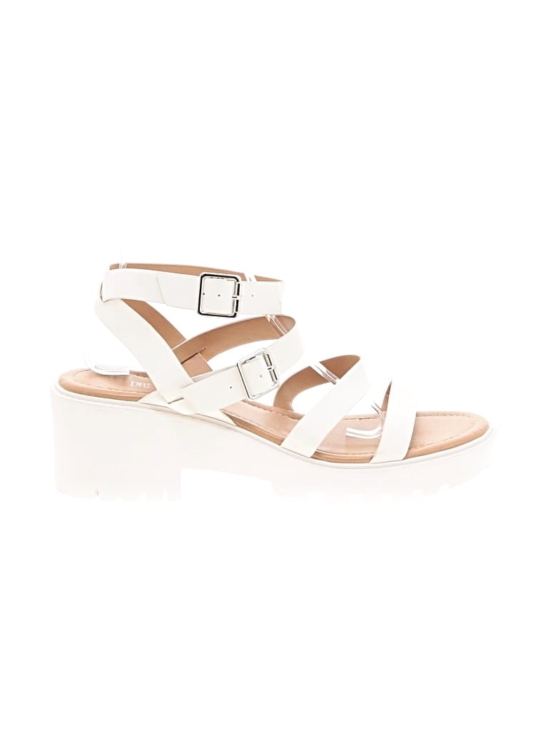 Pre-owned Dream Pairs Sandals In White