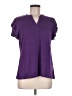 Unbranded Purple Short Sleeve Blouse Size M - photo 1