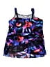 Miraclesuit Print Purple Swimsuit Top Size 12 - photo 2