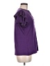 Unbranded Purple Short Sleeve Blouse Size M - photo 4