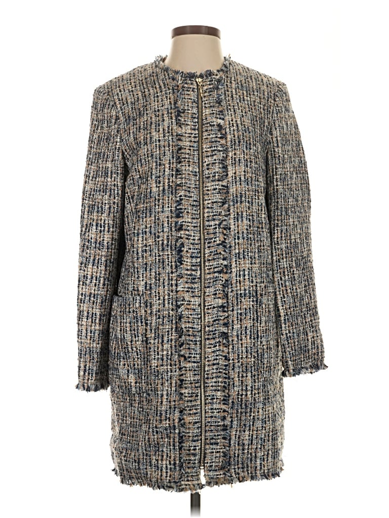 Pre-owned J. Mclaughlin Coat In Blue