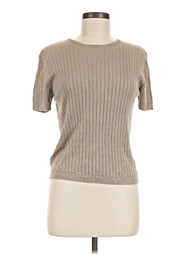August Silk Short Sleeve Turtleneck