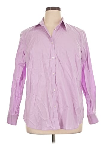 Lauren by Ralph Lauren Long Sleeve Button-Down Shirt (view 1)
