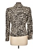 Calvin Klein Animal Print Ivory Blazer Size 10 - photo 2